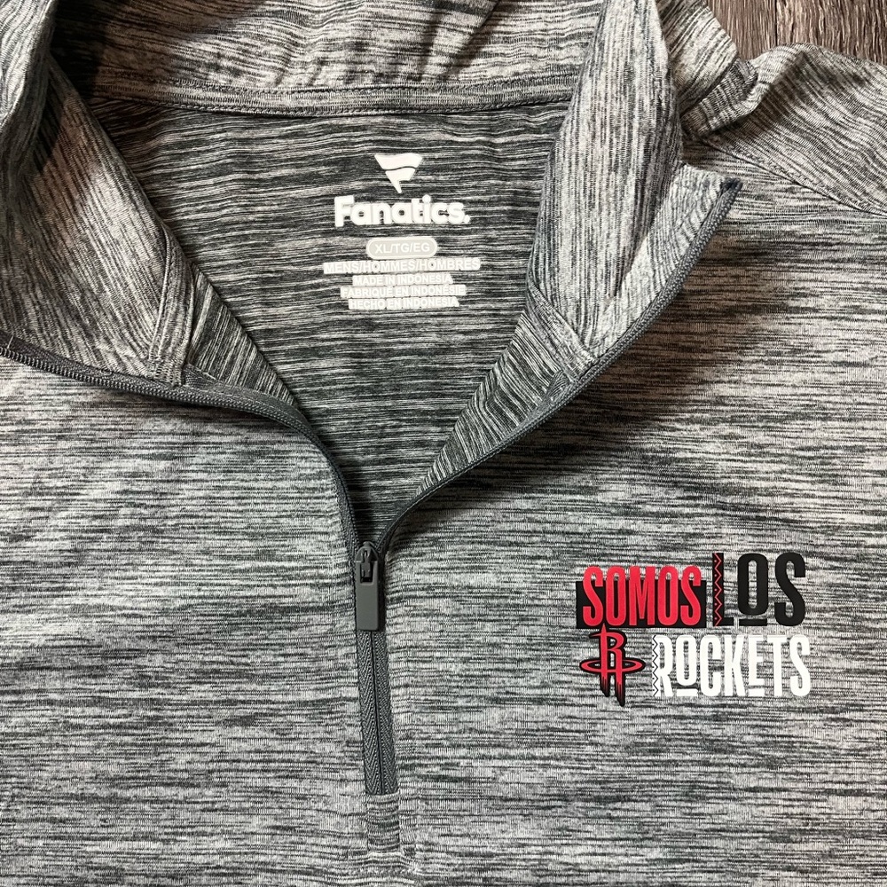 Houston Rockets somos los rockets Quarter zip pullover XL - Picture 5 of 5